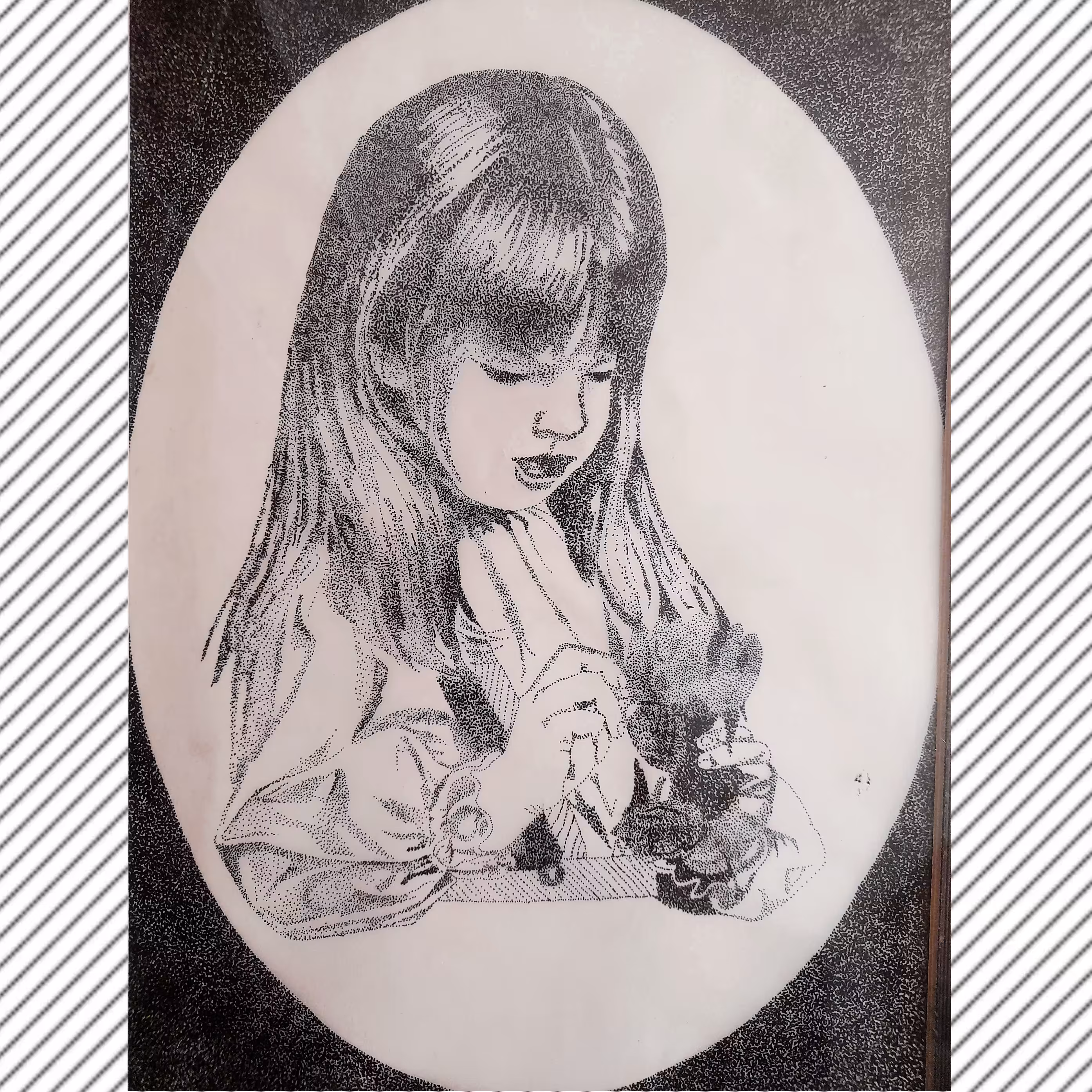 طراحی چهره با نقطه