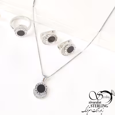 نیم ست نقره زنانه کد:2044