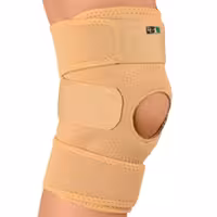 زانوبند فری سایز نئوپرن طبی  - مشکی-مناسب برای همه سایز و هردوپا