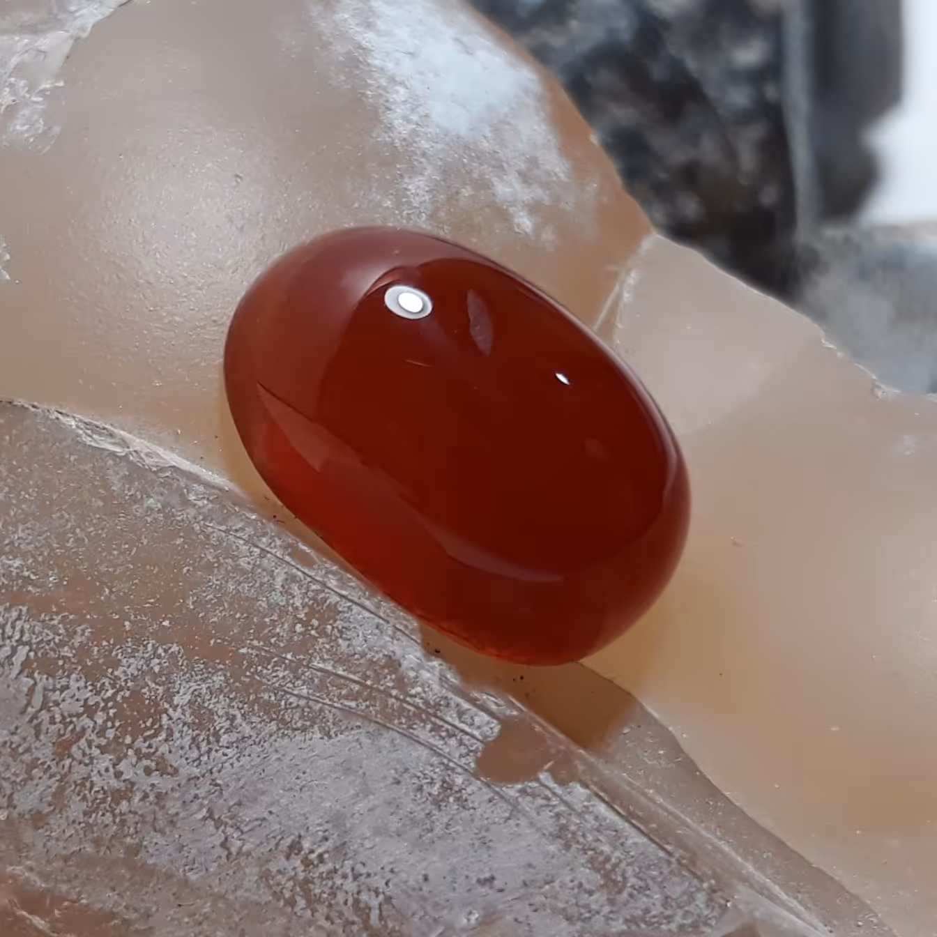 عقیق سرخ طبیعی 14