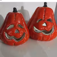 جاشمعی طرح کدو سرامیکی میناکاری 