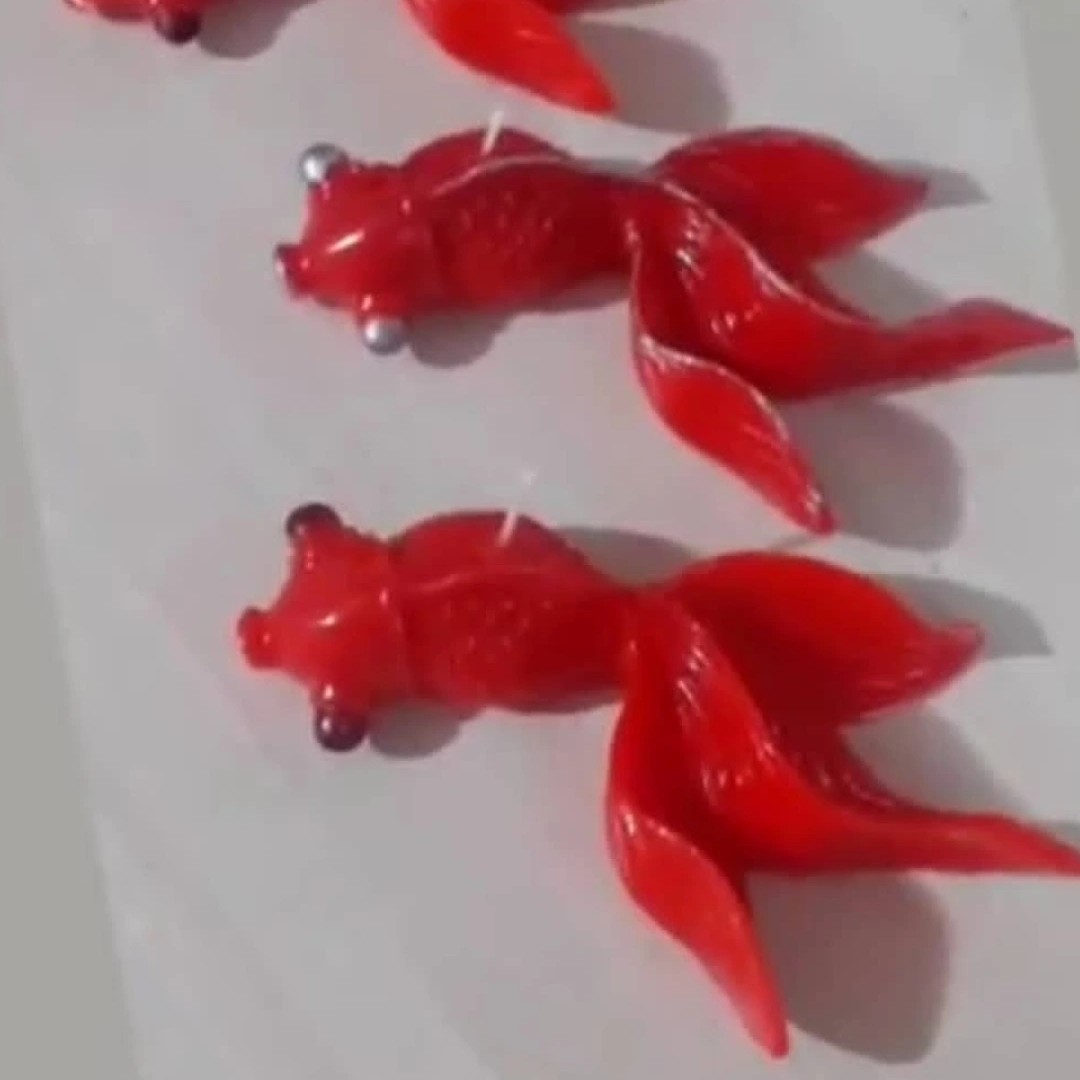 شمع ماهی 3بعدی با رنگبندی زیبا و متنوع مناسب برای هفت سین