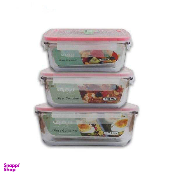 ظرف نگهدارنده لیمون کد 810 مجموعه 3 عددی