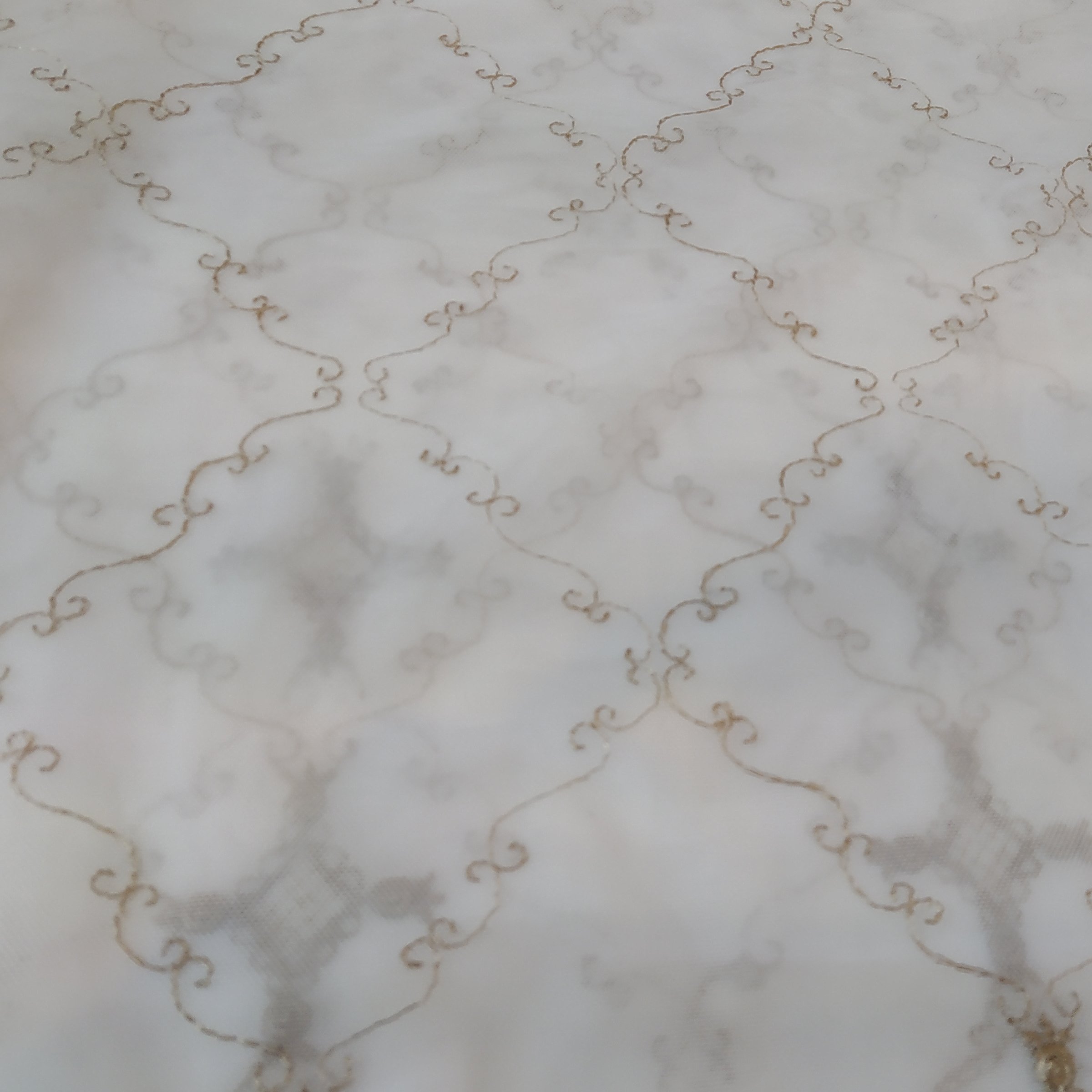 پارچه پرده تور طرحدار حراجی