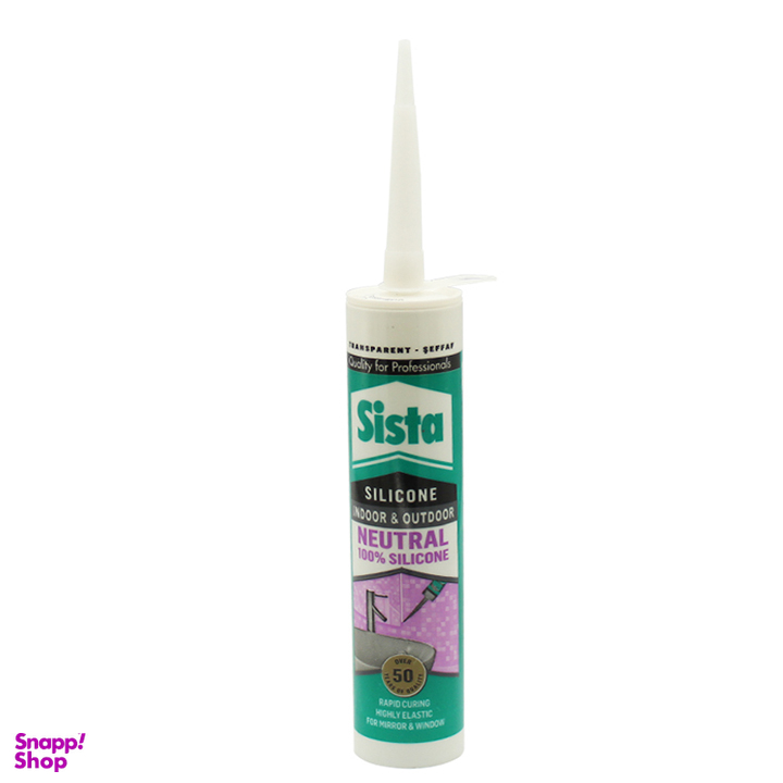 چسب مخصوص آینه سیستا مدل بی رنگ حجم 280 میلی لیتر