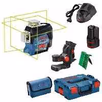 تراز لیزری سه بعدی نور سبز بوش مدل GLL3-80 CG