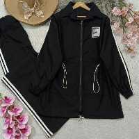 ست سوییشرت و شلوار کتان کشی مدل بامبو