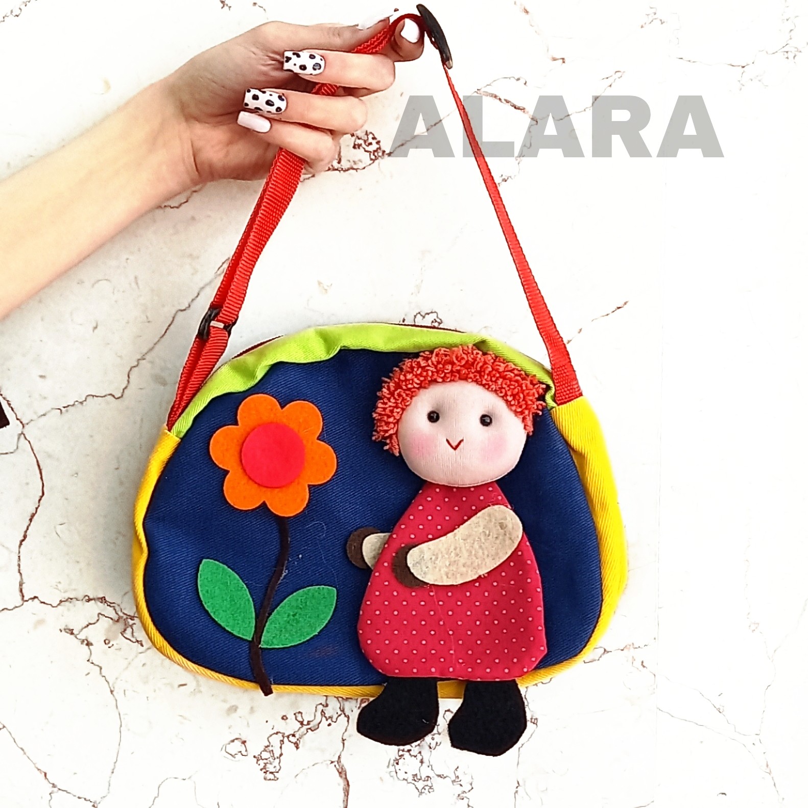 کیف بچه گانه تگه دوزی شده