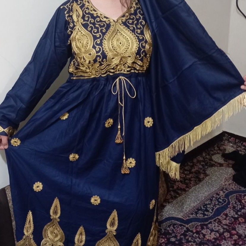ماکسی هندی نخی خارجی وارداتی از بهترین نوع نخ