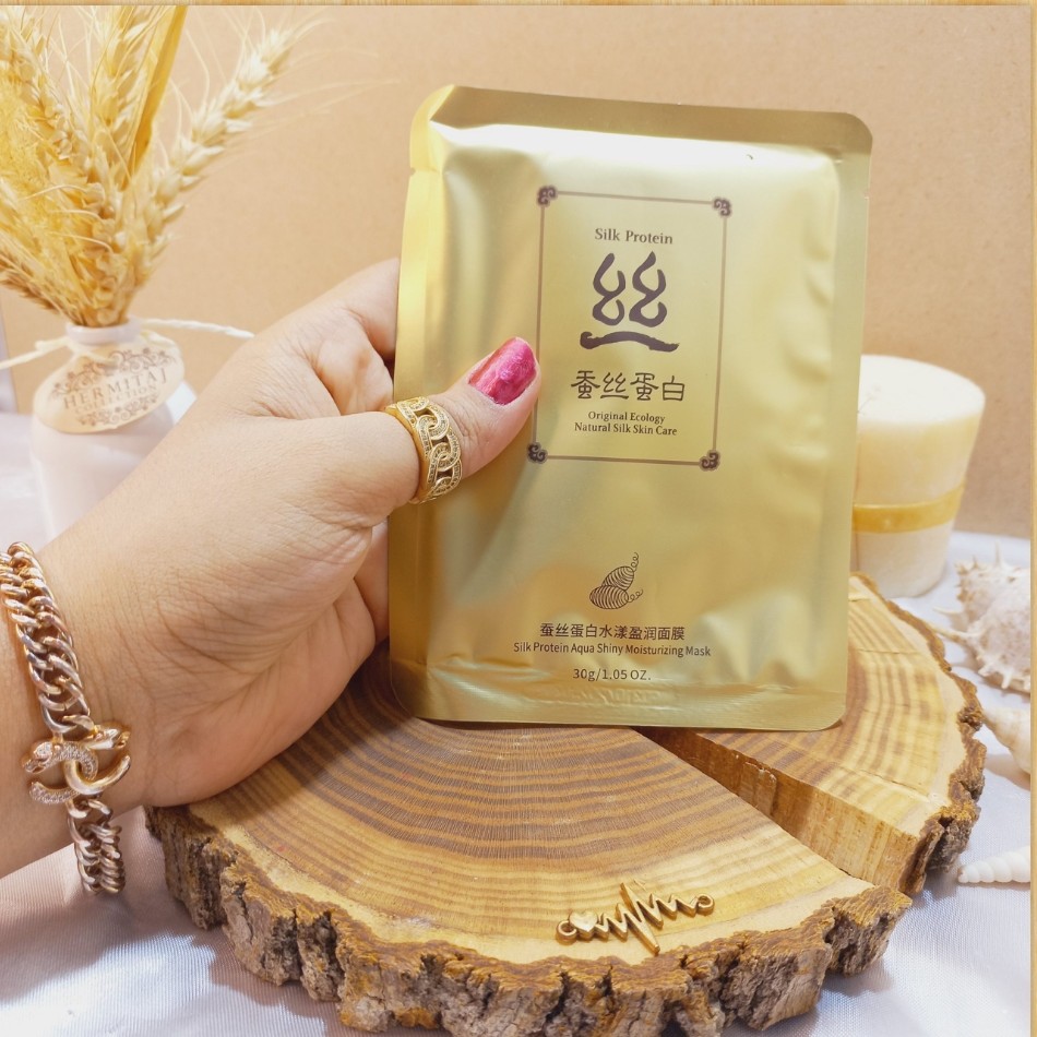 ماسک ورقه ای پروتئین ابریشم بیوآکوا