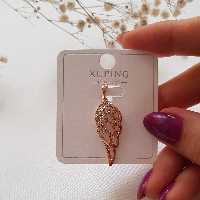 پلاک آویز بال فرشته نگینی ژوپینگ کد 3442