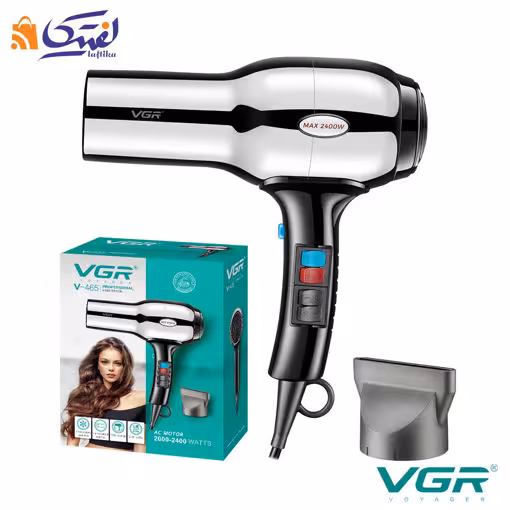 سشوار حرفه ای 2400 وات وی جی آر 465