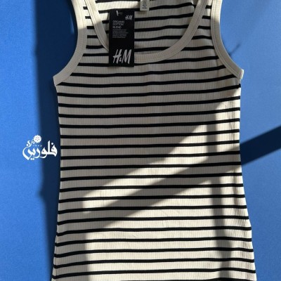 تاپ گرم بالای راه راه H&M