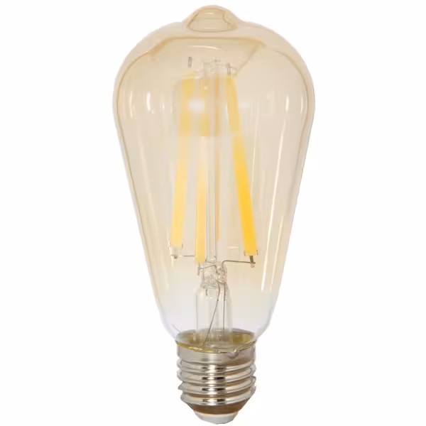 لامپ گلابی  6 وات فیلامنت