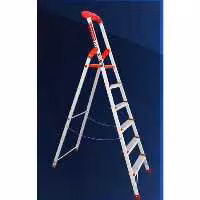 نردبان آلمینیوم 6 پله آریانا(ارسال رایگان) (خرید مستقیم از پخش عمده)