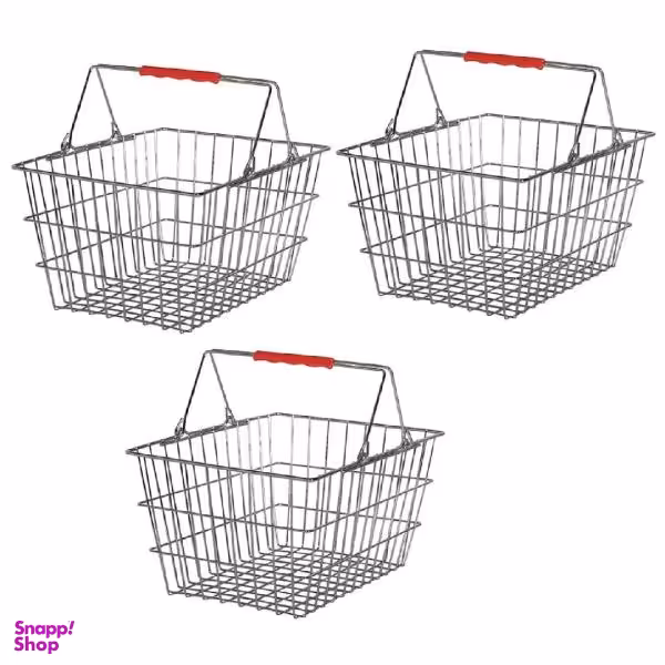 سبد خرید فروشگاهی مدل دستی S10 بسته 3 عددی