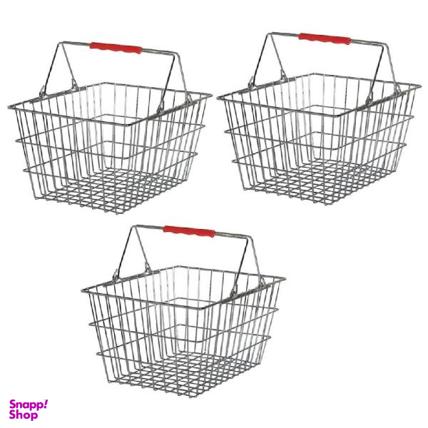 سبد خرید فروشگاهی مدل دستی S10 بسته 3 عددی