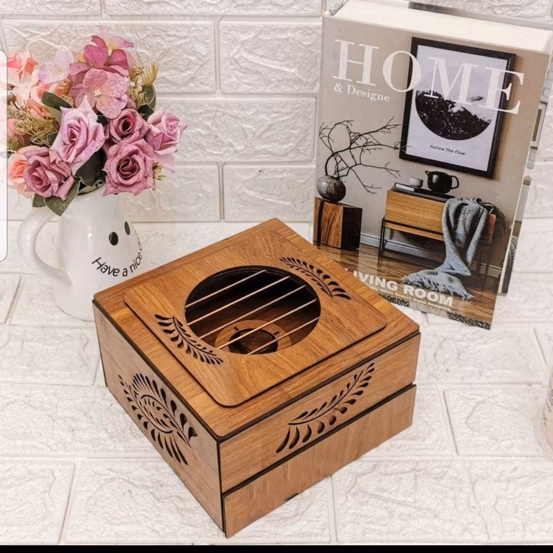 وارمر چوبی مربع 