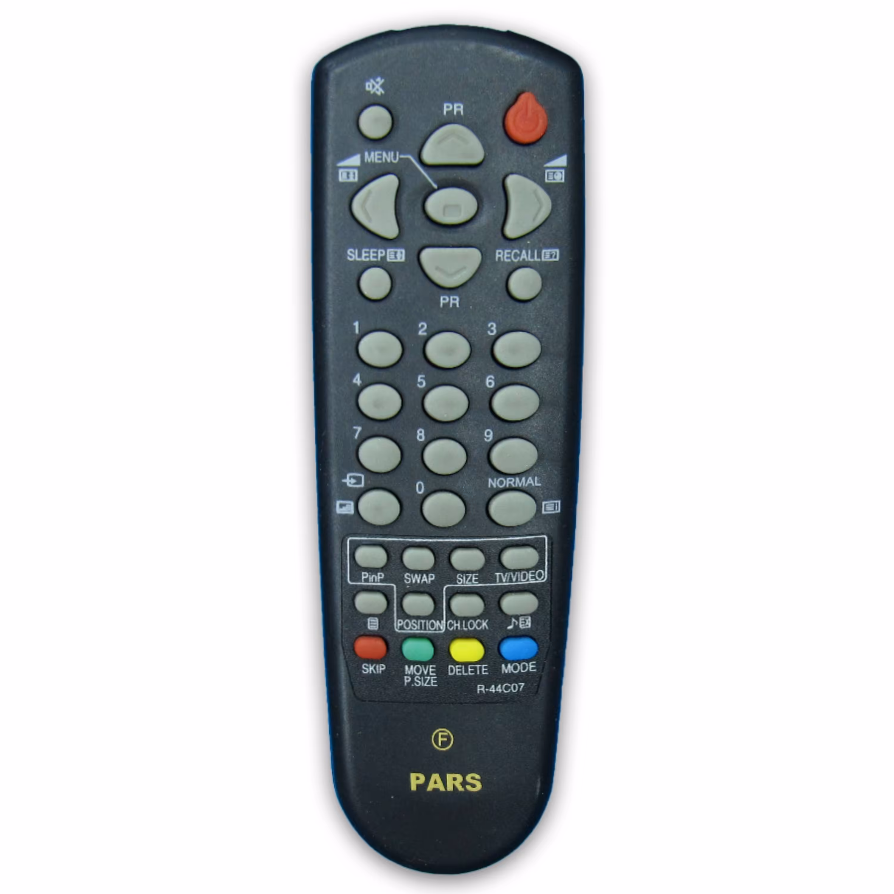 کنترل تلویزیون پارس PARS مدل R - 44 C 07