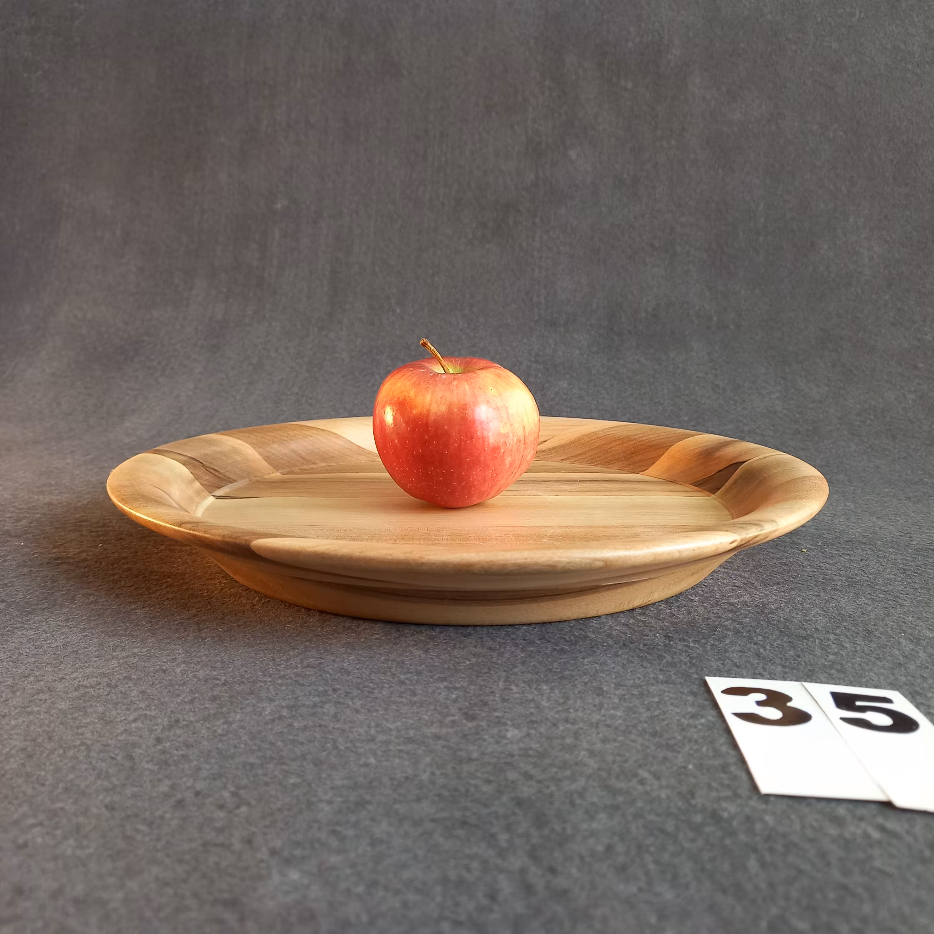 دیس چوبی  قطر 30سانت و ارتفاع 4 سانت کد 35