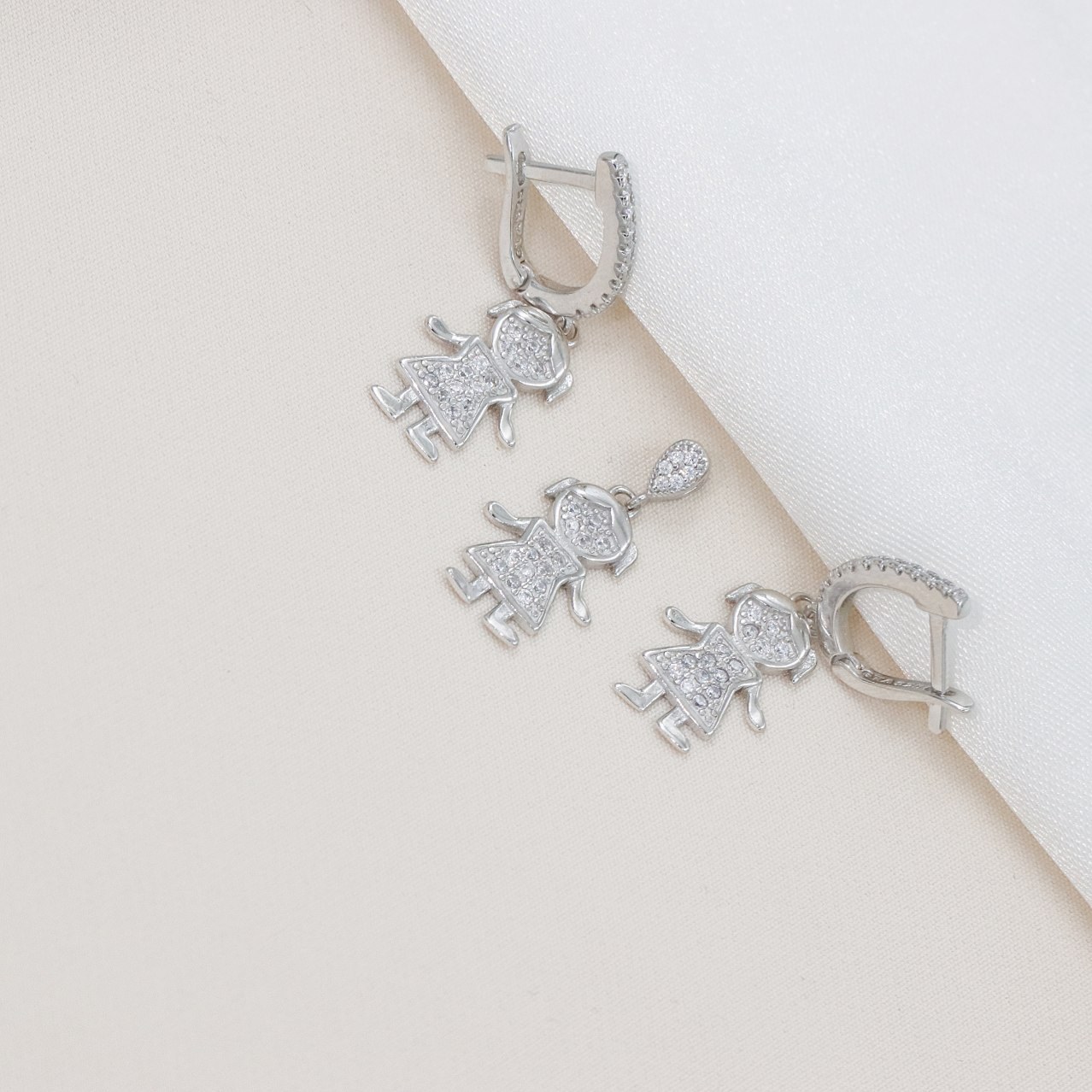 نیم ست نقره میکرو  کد  S-10263-7.5