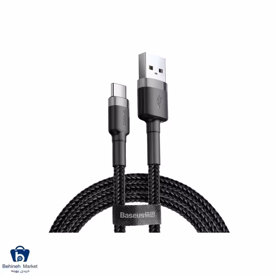 کابل تبدیل USB-A به USB-C باسئوس مدل CATKLF-BG1 Cafule طول 1 متر