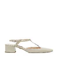 کفش پاشنه کلاسیک نود زنانه 5FX BEJS اورجینال Nine West