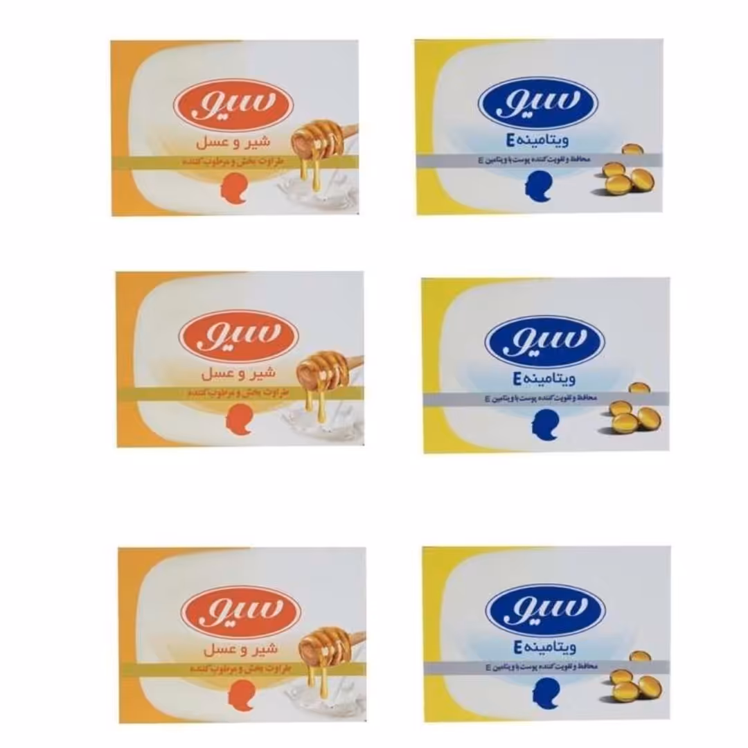 صابون شستشو سیو ویتامینه و عسل بسته 6عددی