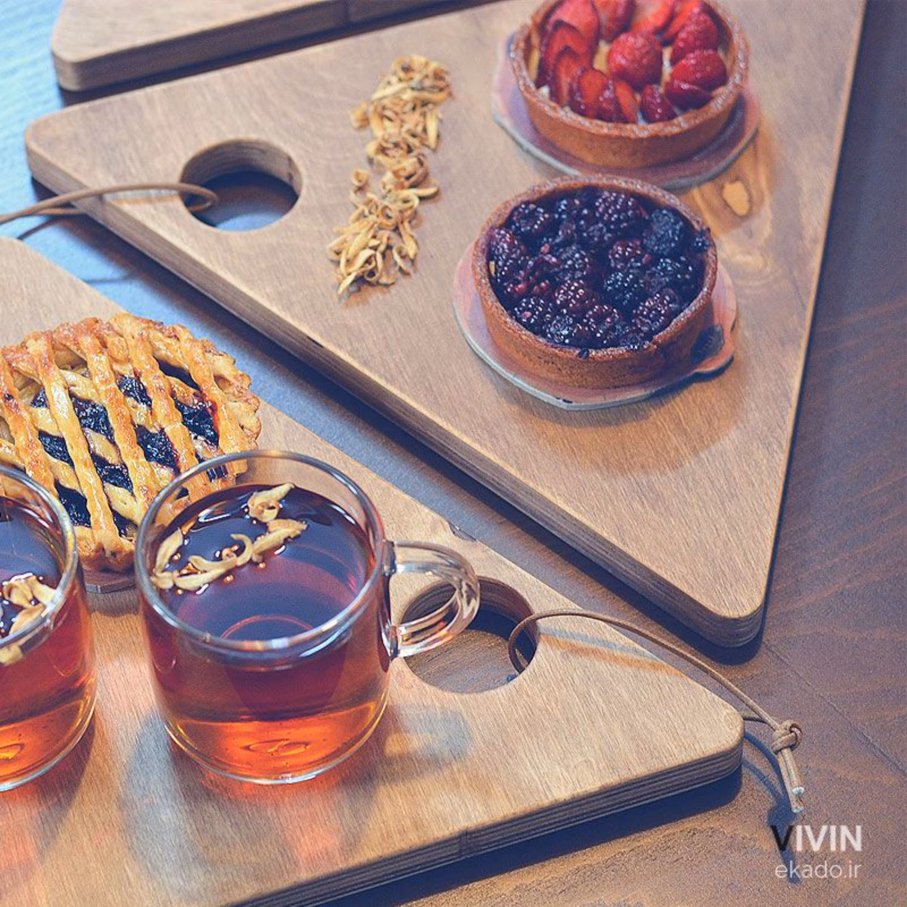 تخته سرو مثلث بزرگ برند اچ اند ام سایز بزرگ سانت ضد خش و ضد آب و تضمینی