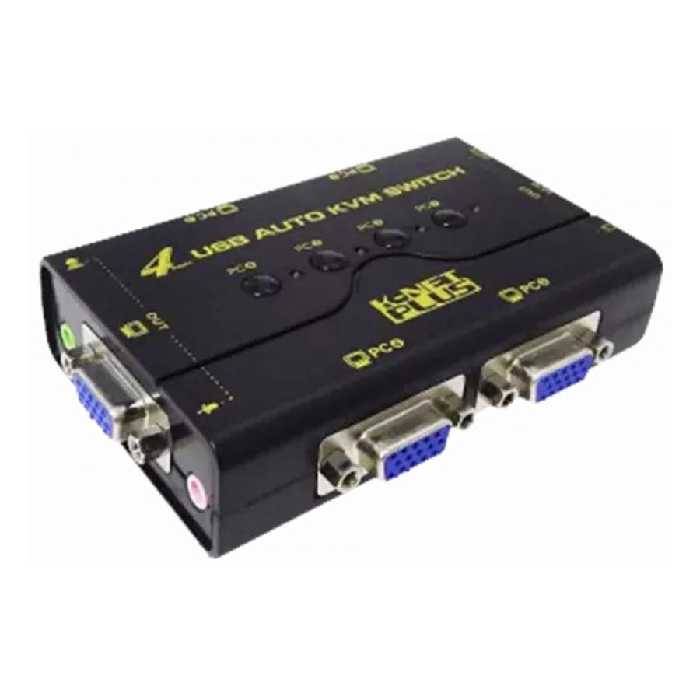 قیمت و خرید سوییچ 4 پورت KVM کی نت پلاس مدل KP-U624 | یاس ارتباط