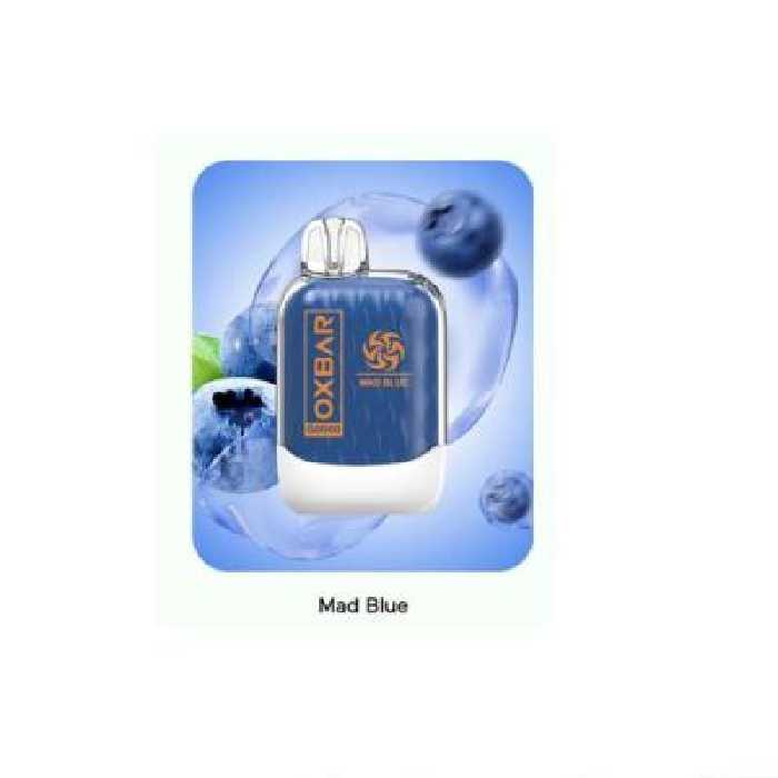 پاد یکبار مصرف 8000 پاف او ایکس بار OXBar بلوبری یخ