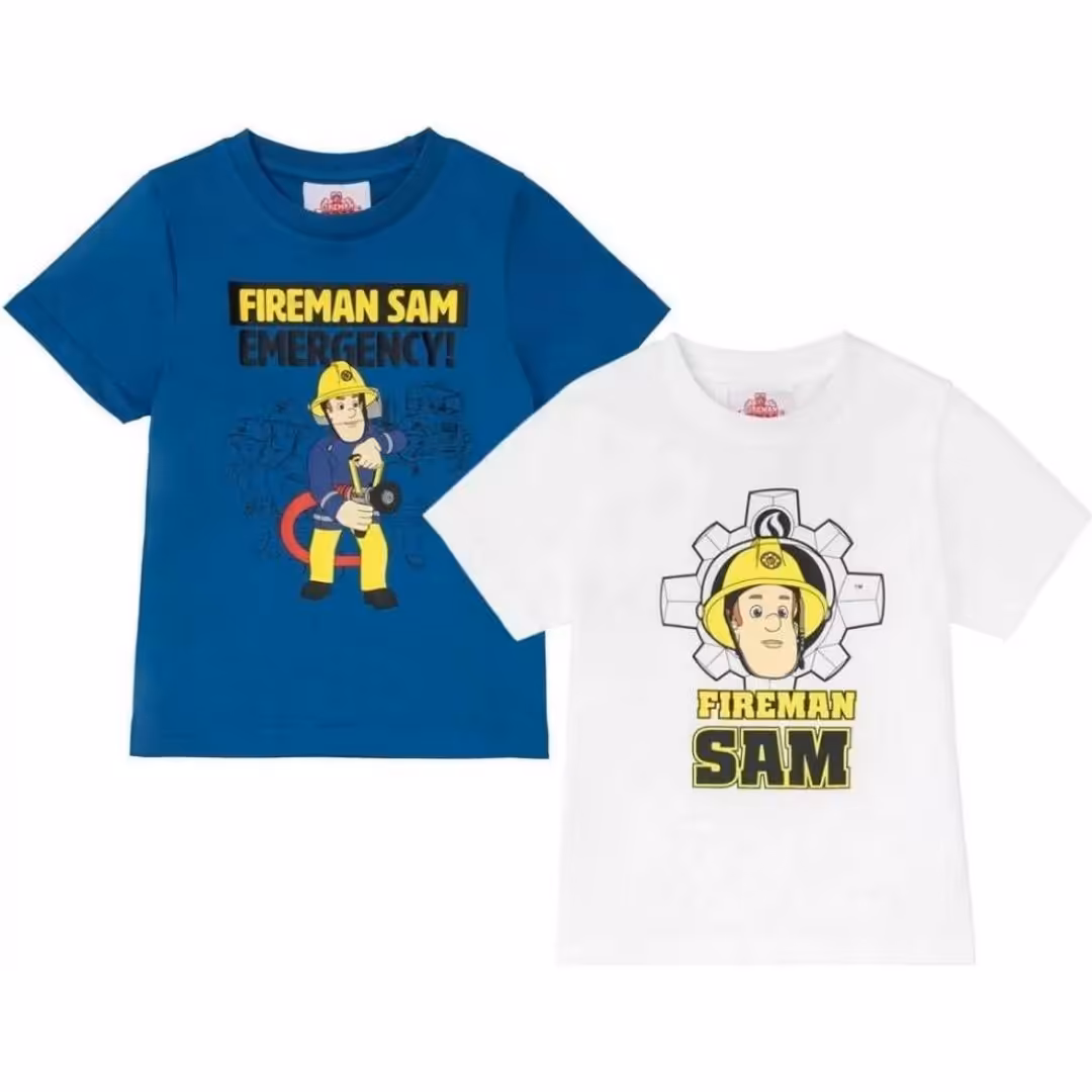 پک دو عددی تیشرت پسرانه  سام آتش نشان لوپیلو lupilu آلمان ، سایز 2 تا 4 سال (ارسال رایگان )