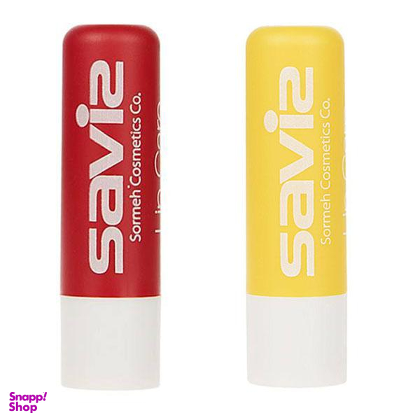 بالم لب ساویز (Saviz) مدل Strawberry & Banana وزن 45 گرم
