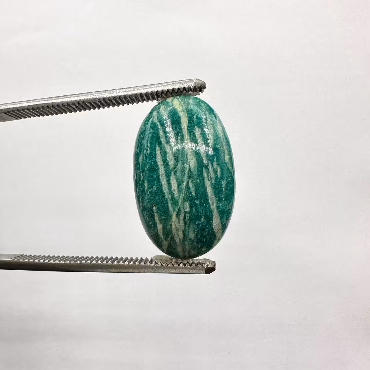 نگین آمازونیت طبیعی بیضی 235070