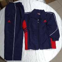 سویئشرت وشلوارورزشی سایز65پارچه تاسلون آستردار رنگ سرمه ای پسرانه ودخترانه