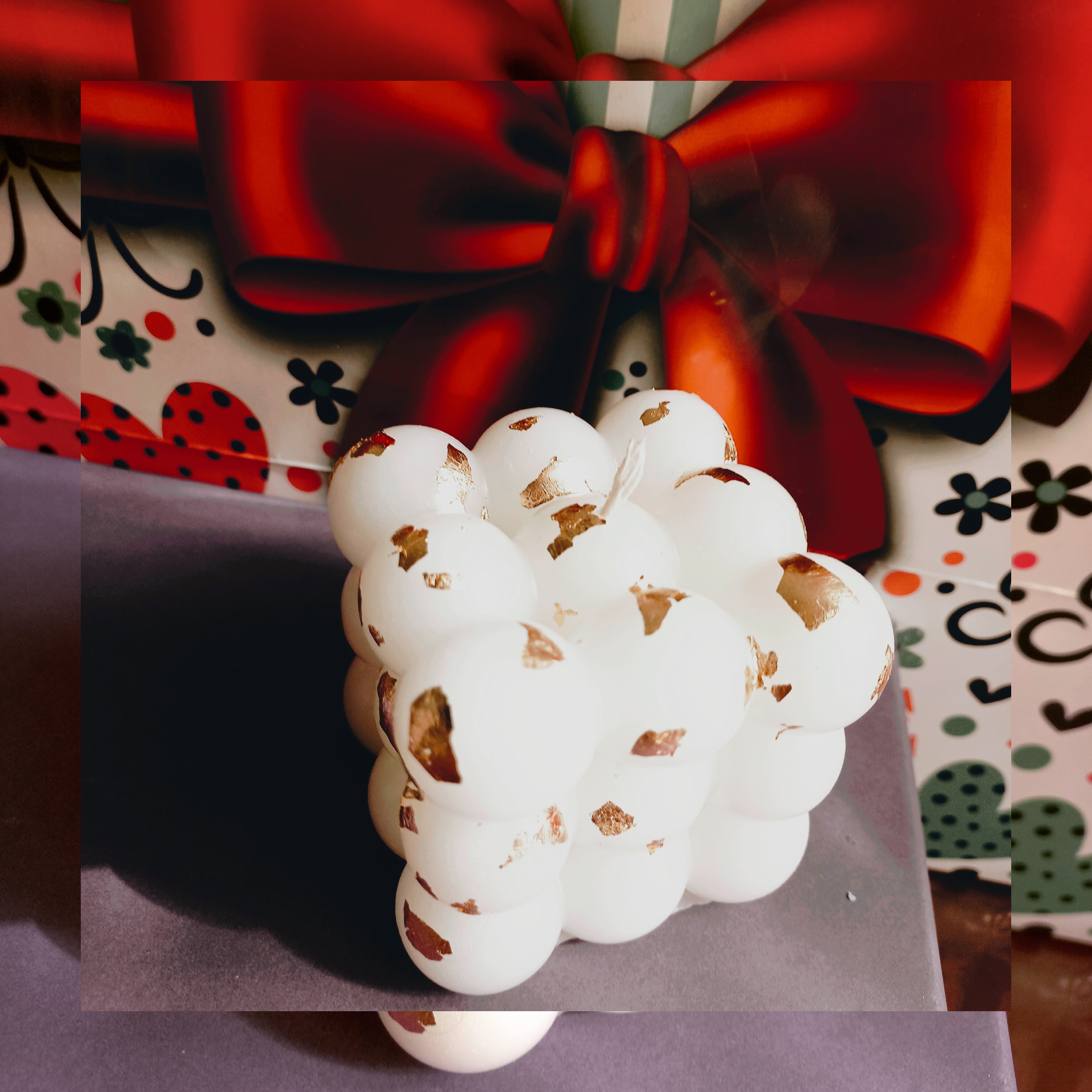 شمع روبیک ورق طلا