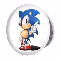 آینه جیبی خندالو طرح سونیک مدل تاشو کد 1047