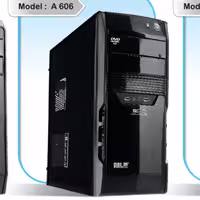 کیس کامپیوتر  Case PALM A606  پالم سری Aمدل 606 با بدنه رنگ براق و کیس خالی فاقد قطعات-نو آماده مونتاژ قطعات