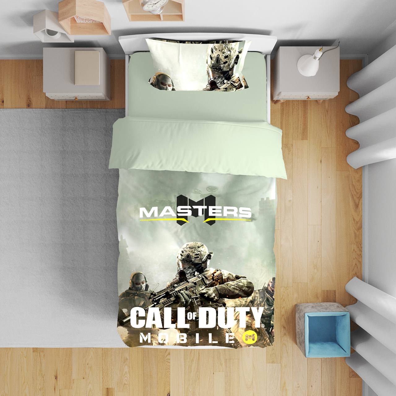 روتختی یک نفره آلوئه ورا لومانا 4تکه طرح Call of