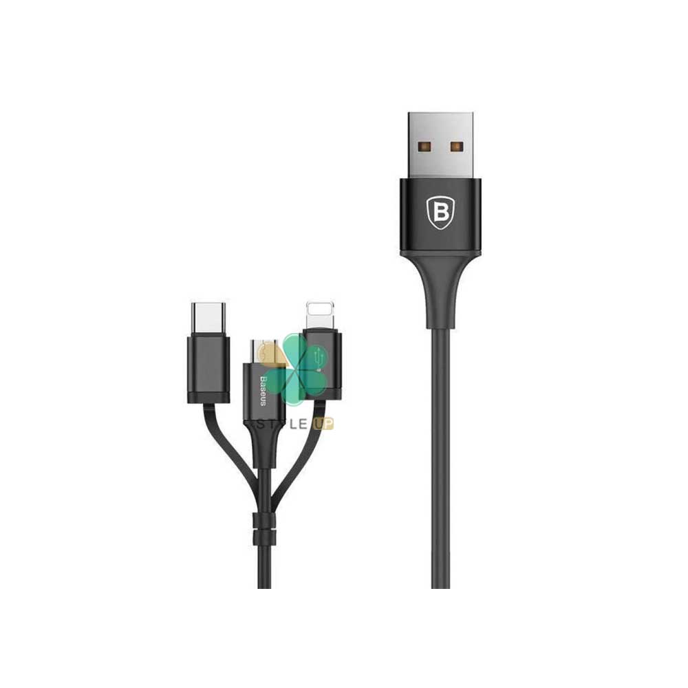 کابل شارژ سه سر بیسوس Baseus Excellent 3 in 1