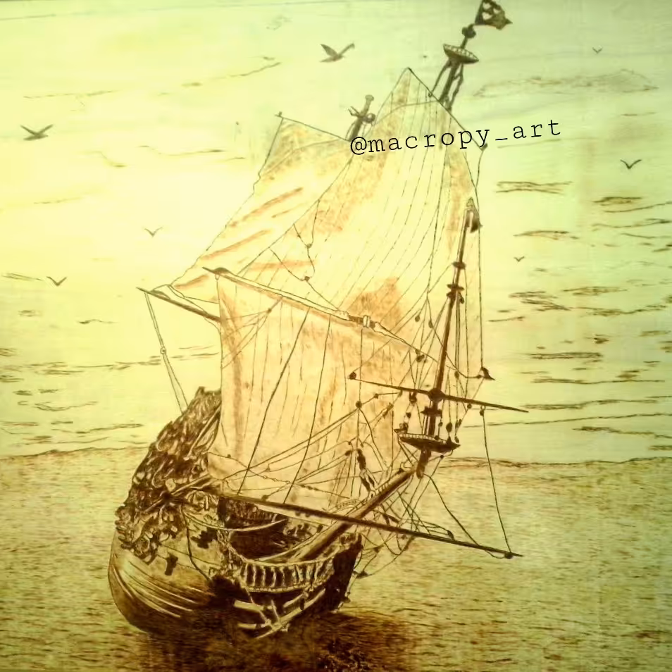 تابلو سوخته کاری