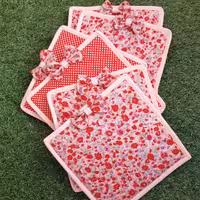 دستگیره مربع،سایز 20×20،دورنگ صورتی و قرمز