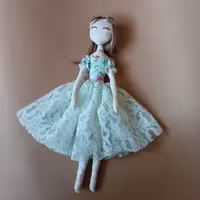 عروسک پارچه ای  عروسک تیلدا عروسک دکوری عروسک دخترانه
