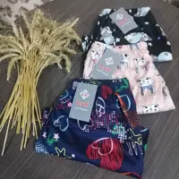 شلوارک نخی گیاهی وارداتی مارک لیدی با طرح بندی متنوع و ارسال رایگان 