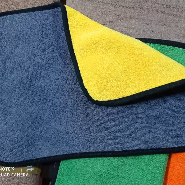 پک 2تایی دستمال حوله آبگیر نانوارسال رایگان خارجی ضخیم جذب اب چند برابر نرم لطیف محصوص نظافت،پاک کردن خشک کردن سطوح  