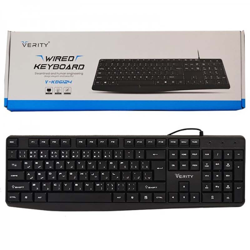 کیبورد سیمی وریتی Verity KB6124
