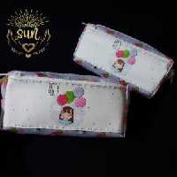 جامدادی چرم صنعتی طرح دخترانه