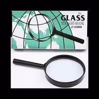 ذره بین دسته دار 90mmگلس بسته 10تایی