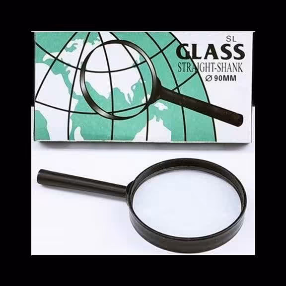 ذره بین دسته دار 90mmگلس بسته 10تایی