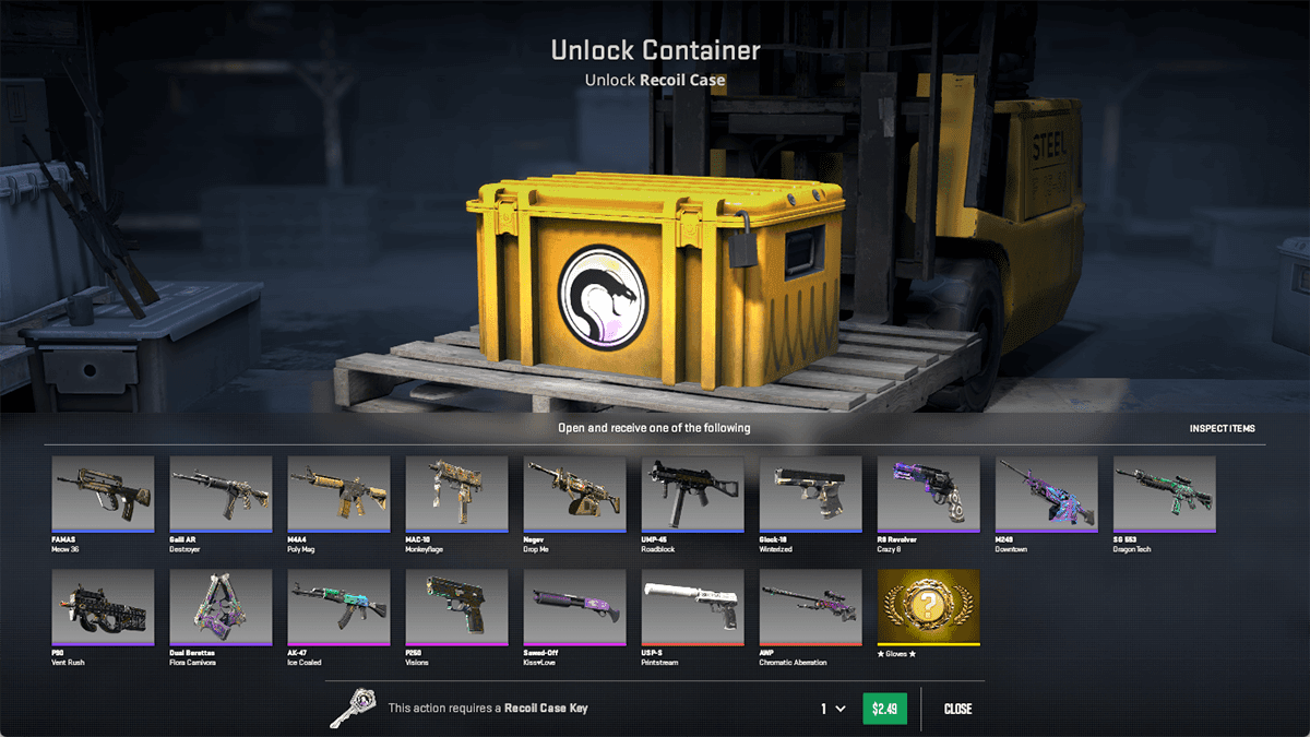 Recoil Case